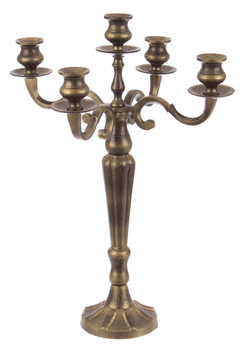 Bizzotto Candeliere 5 braccia Laryn S Ottone