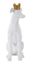Mauro Ferretti Cane C/Corona Bianco cm 20x12,5x33
