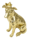 Mauro Ferretti Cane C/Corona Oro cm 20x12,5x33