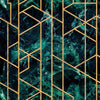 Global Art Carta da parati digitale stampata GRAMERCY Emerald