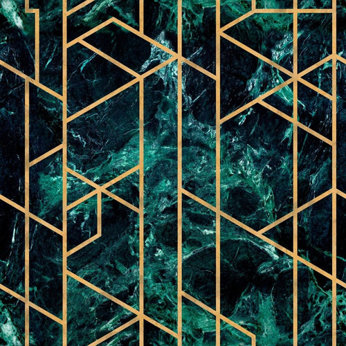 Global Art Carta da parati digitale stampata GRAMERCY Emerald