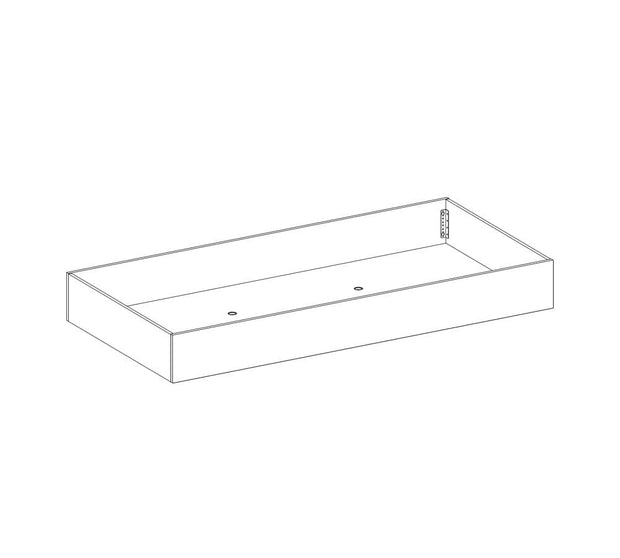 Cilek Cassetto Letto per ragazzi in paglia, Blacky Black, l194xL93xH24 cm