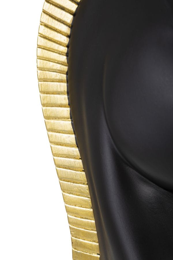 Mauro Ferretti Cavallo Nero E Oro cm Ø 18,5x50