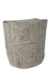 Mauro Ferretti Cestone Home Bag Writings Ø cm 40x45