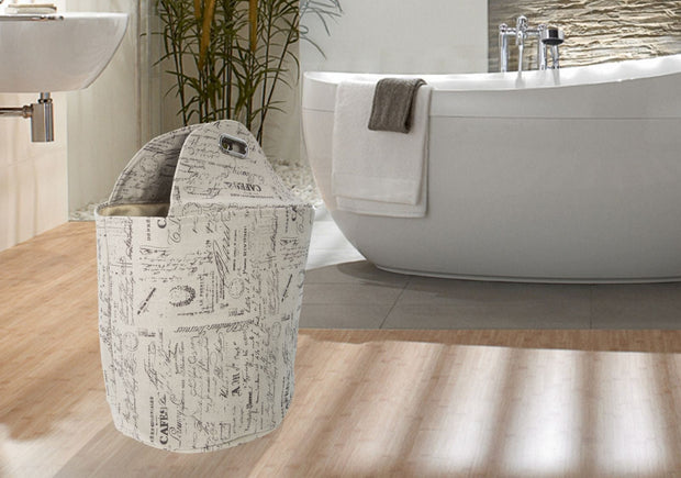 Mauro Ferretti Cestone Home Bag Writings Ø cm 40x45