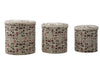 Mauro Ferretti Cestone Home Round Tris cm 44x44 - 38x38 - 34x34