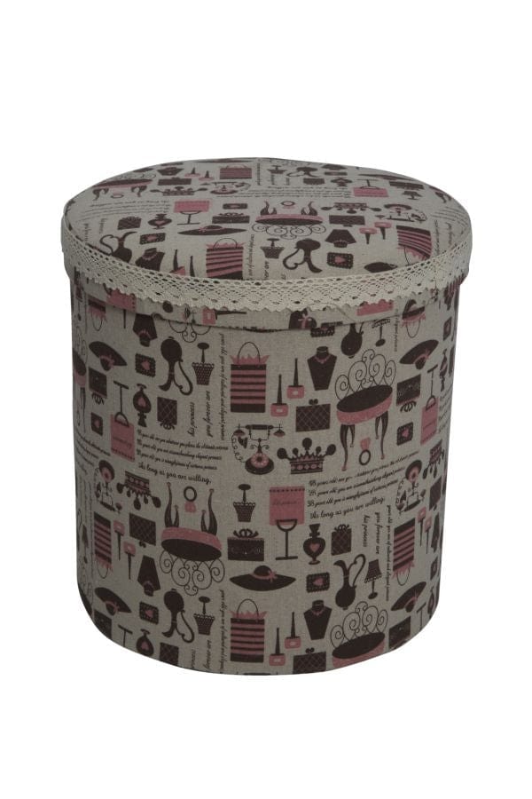 Mauro Ferretti Cestone Home Round Tris cm 44x44 - 38x38 - 34x34