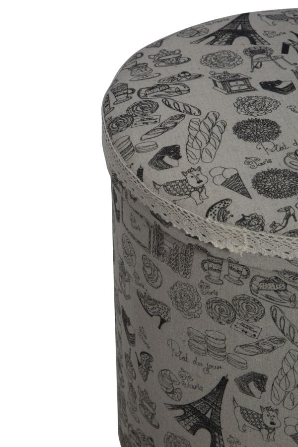 Mauro Ferretti Cestone Paris Round Tris cm 44x44 - 38x38 - 34x34