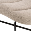 Actona Chaise longue in tessuto Chaplin Marrone