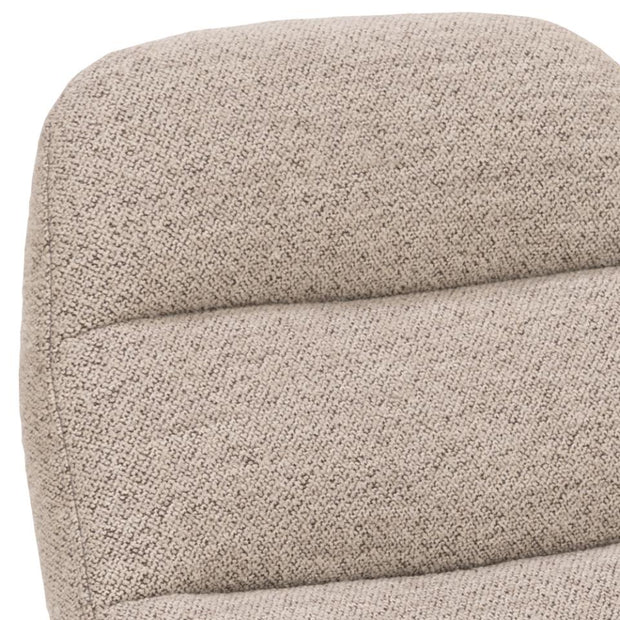 Actona Chaise longue in tessuto Chaplin Marrone