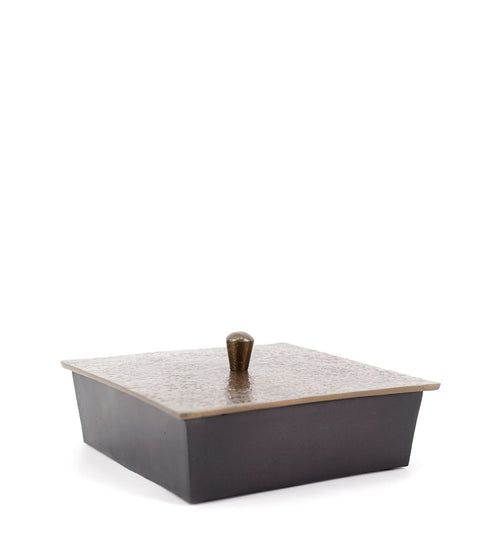 Moycor Cofanetto decorative Antique Square Nero