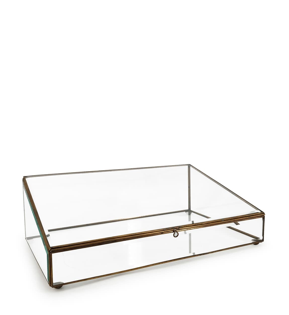 Moycor Cofanetto decorative Box Trapeze Trasparente