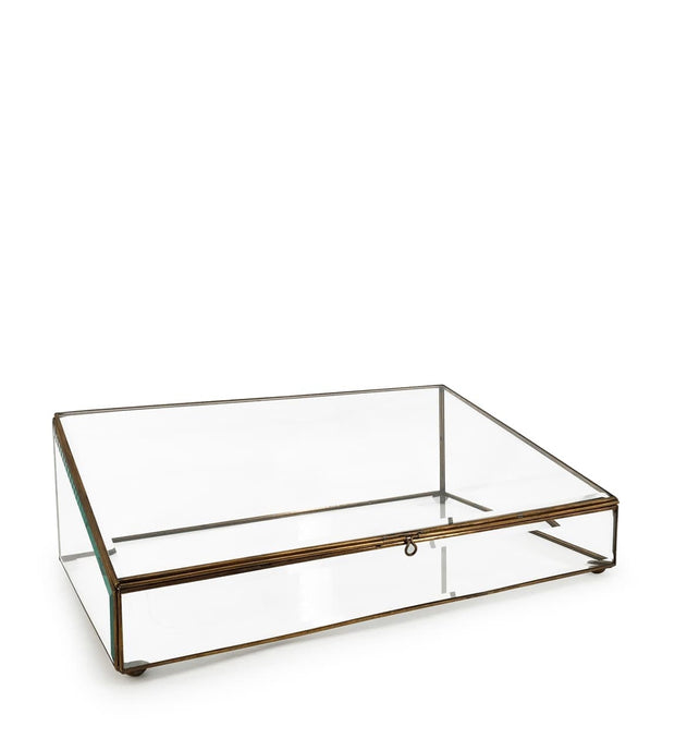 Moycor Cofanetto decorative Box Trapeze Trasparente