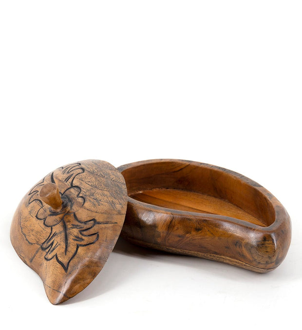 Moycor Cofanetto decorative Carved Marrone