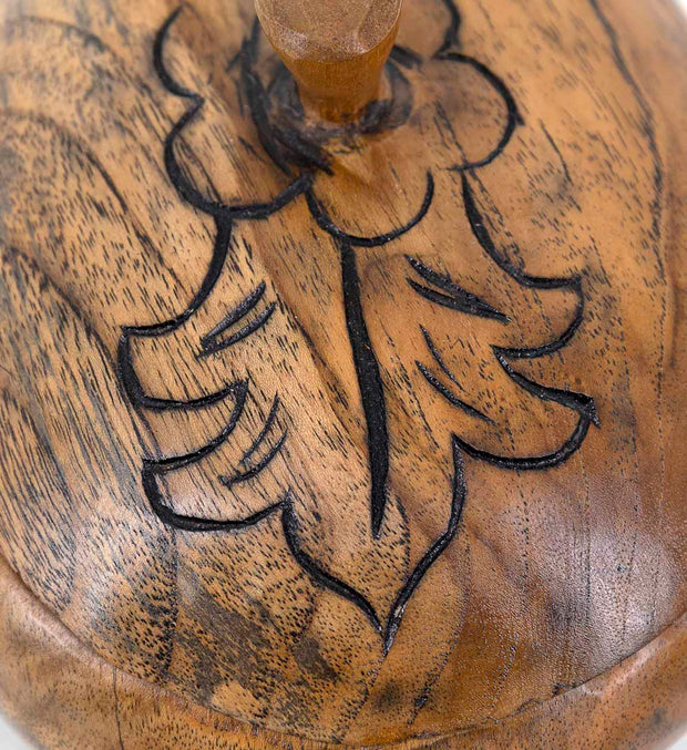 Moycor Cofanetto decorative Carved Marrone