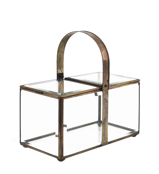 Moycor Cofanetto decorative Handle Bezel Trasparente