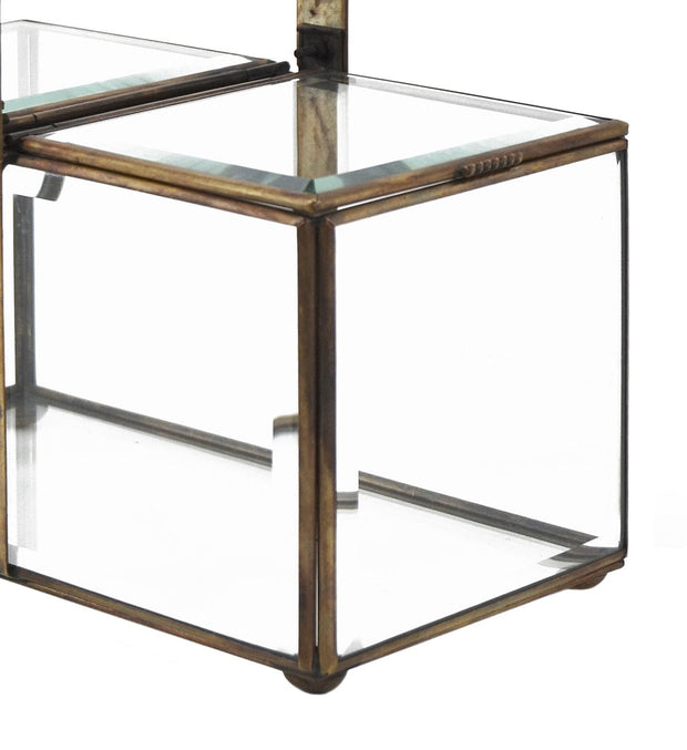 Moycor Cofanetto decorative Handle Bezel Trasparente