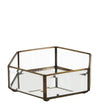 Moycor Cofanetto decorative Hexagonal Piccola Trasparente