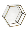 Moycor Cofanetto decorative Hexagonal Piccola Trasparente