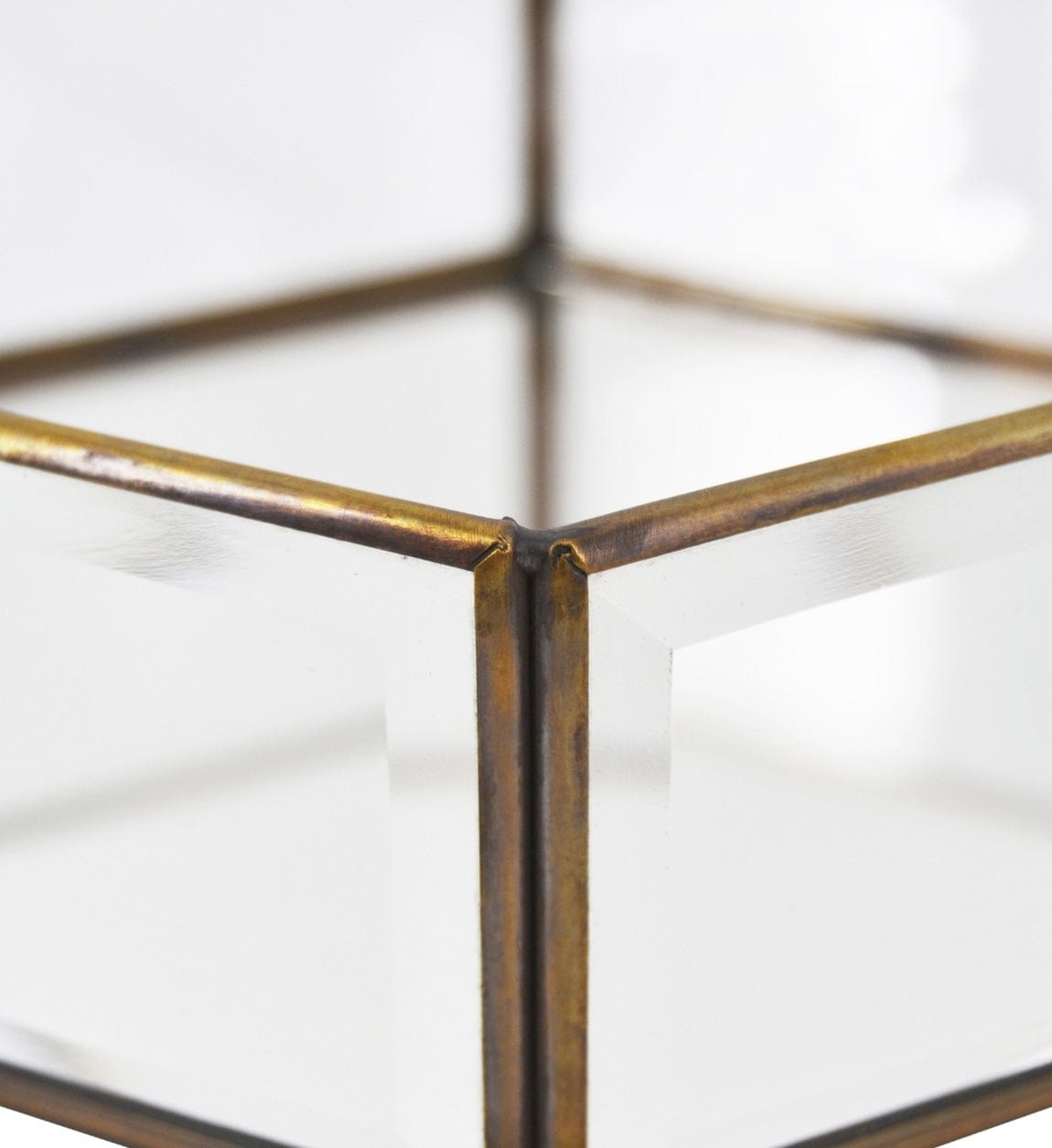 Moycor Cofanetto decorative Hexagonal Piccola Trasparente