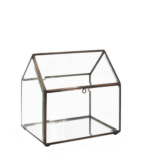 Moycor Cofanetto decorative House Box Piccola Trasparente