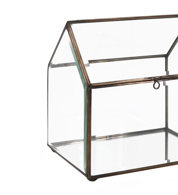 Moycor Cofanetto decorative House Box Piccola Trasparente