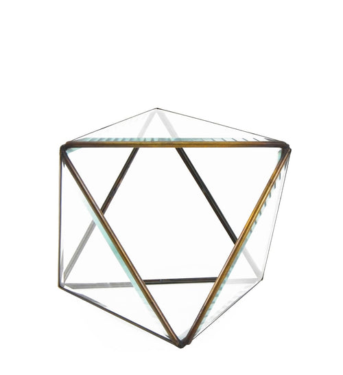 Moycor Cofanetto decorative Triangles Trasparente