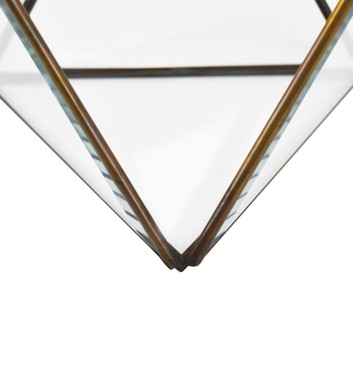 Moycor Cofanetto decorative Triangles Trasparente