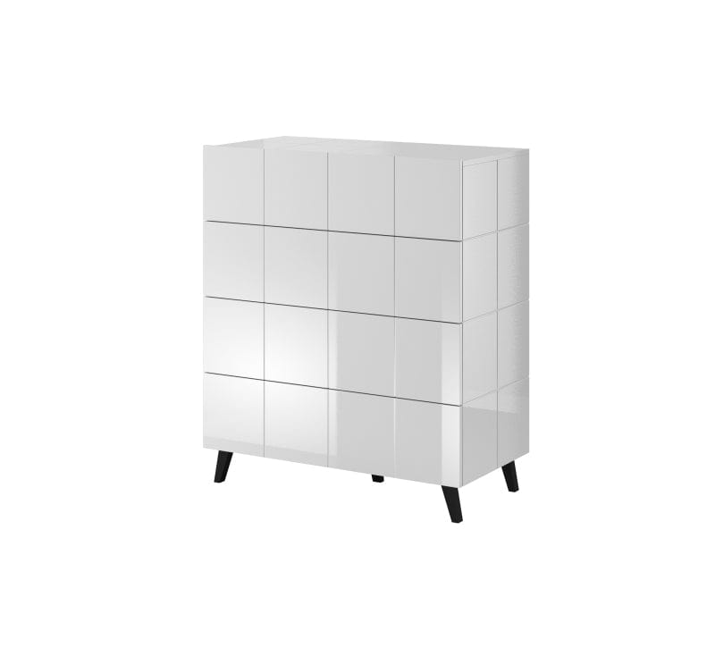 Halmar Comò con 4 cassetti Reja Bianco