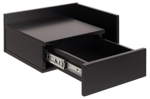 Actona Comodino con 1 cassetto Ashlan Nero