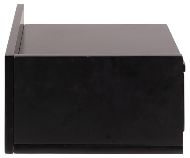 Actona Comodino con 1 cassetto Ashlan Nero