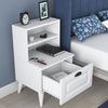 Asir Comodino con 1 cassetto Bandy 2785 Bianco