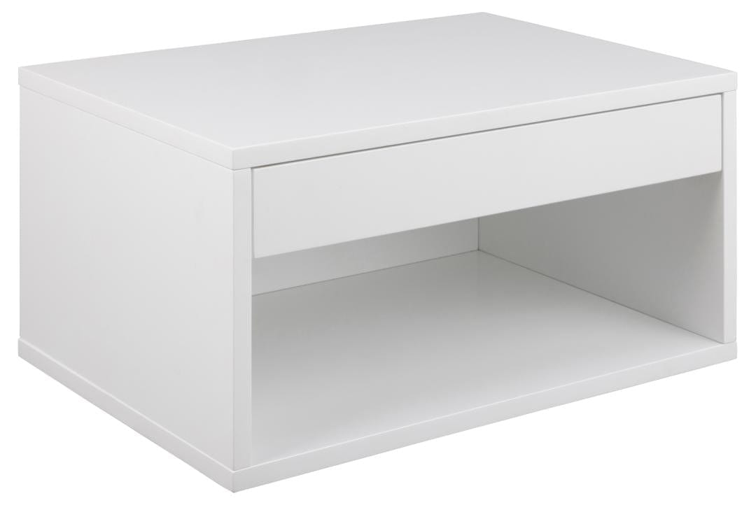 Actona Comodino con 1 cassetto Cholet Bianco