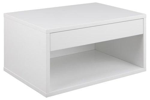 Actona Comodino con 1 cassetto Cholet Bianco