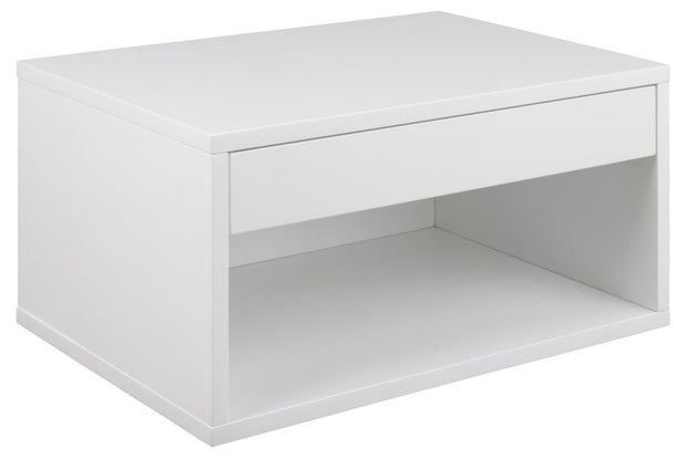 Actona Comodino con 1 cassetto Cholet Bianco