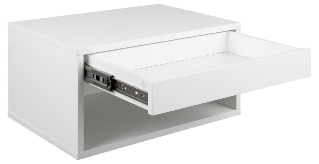 Actona Comodino con 1 cassetto Cholet Bianco