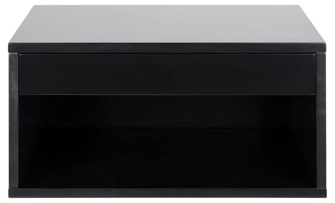 Actona Comodino con 1 cassetto Cholet Nero