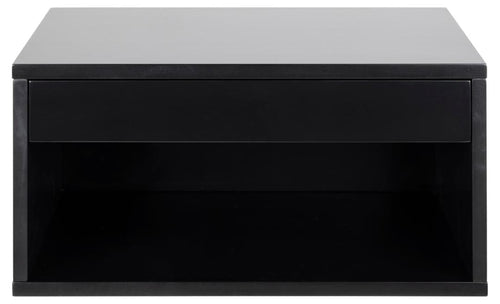 Actona Comodino con 1 cassetto Cholet Nero
