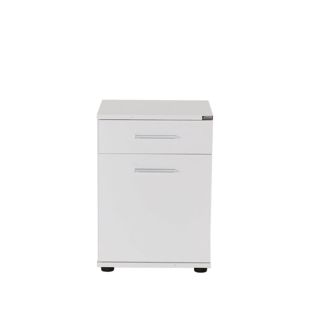 Asir Comodino con 1 cassetto e 1 anta Komodo 511 Bianco