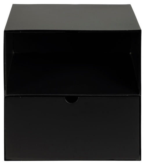 Actona Comodino con 1 cassetto Joliet Nero