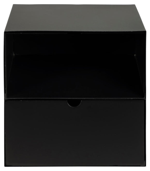 Actona Comodino con 1 cassetto Joliet Nero