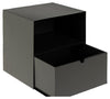 Actona Comodino con 1 cassetto Joliet Nero