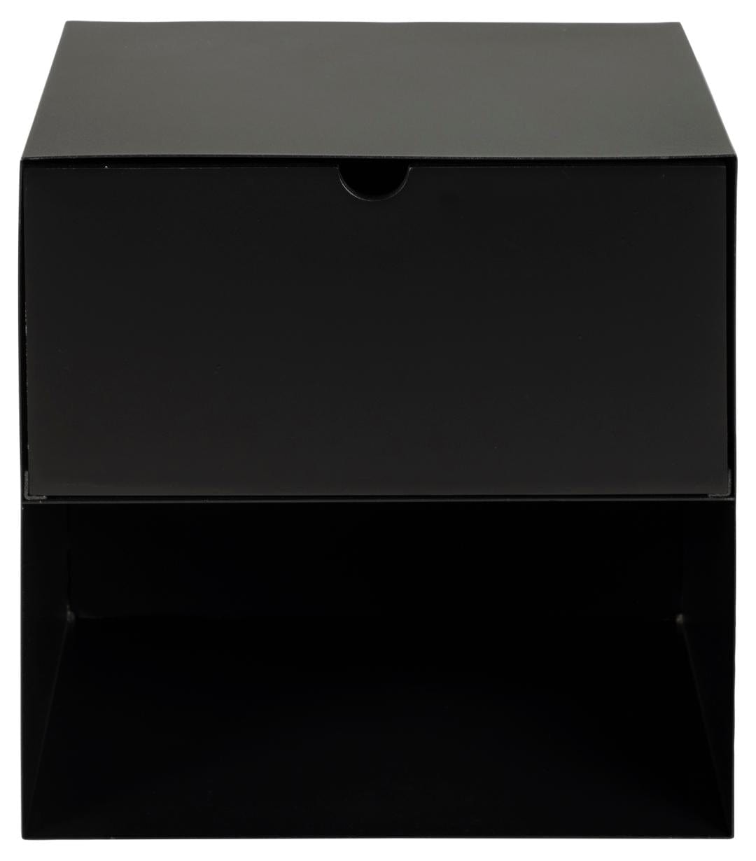 Actona Comodino con 1 cassetto Joliet Nero