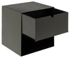 Actona Comodino con 1 cassetto Joliet Nero