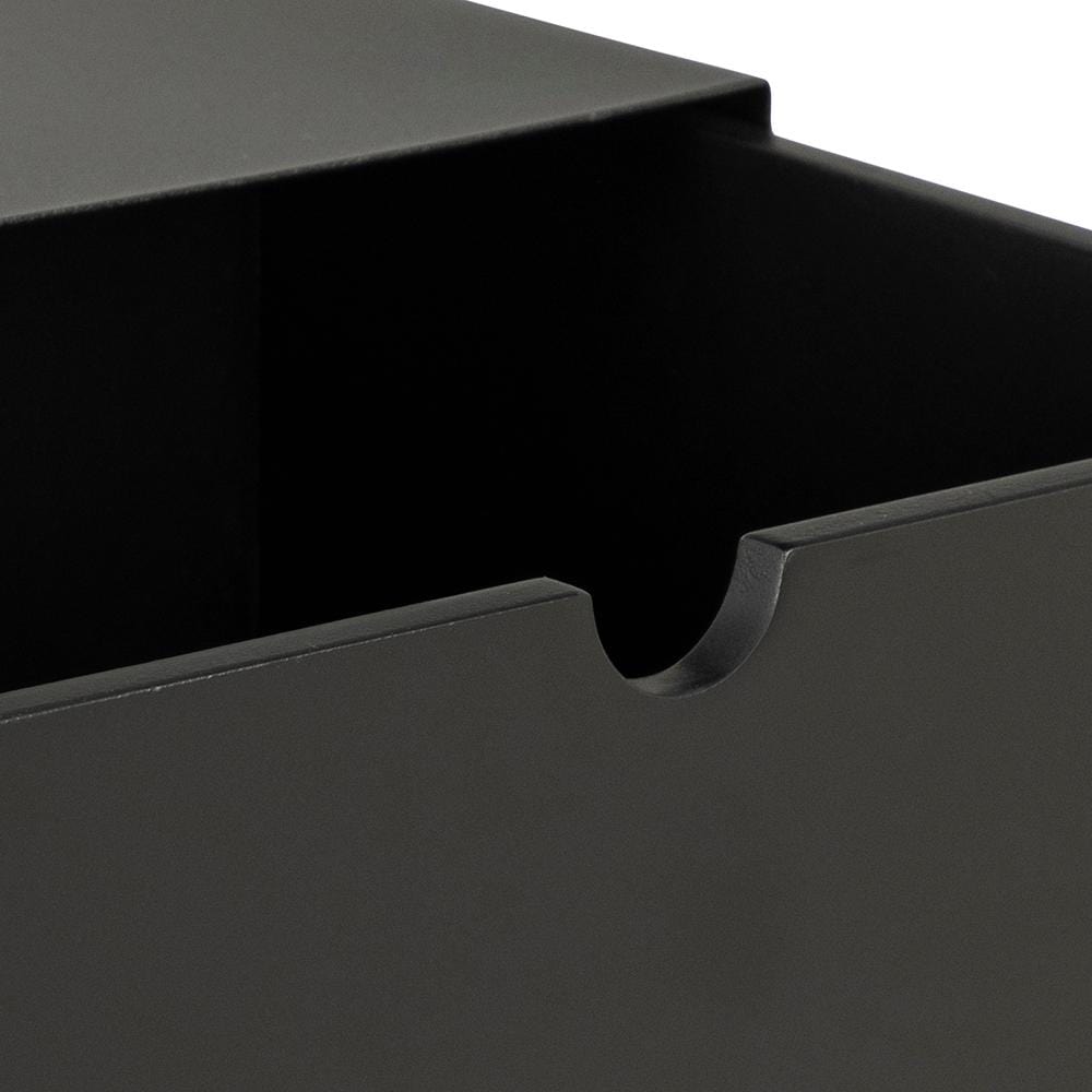 Actona Comodino con 1 cassetto Joliet Nero