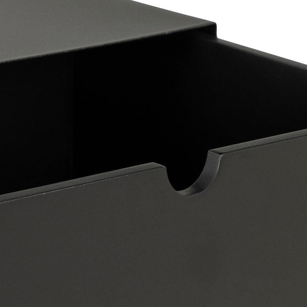 Actona Comodino con 1 cassetto Joliet Nero