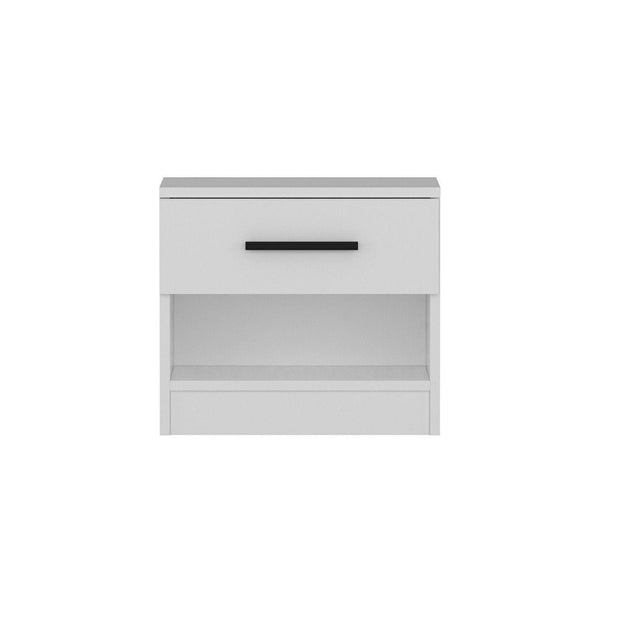 Asir Comodino con 1 cassetto Kale 3727 Bianco