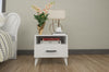 Asir Comodino con 1 cassetto Lavinia 501 Bianco