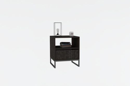 Asir Comodino con 1 cassetto Lindau Antracite