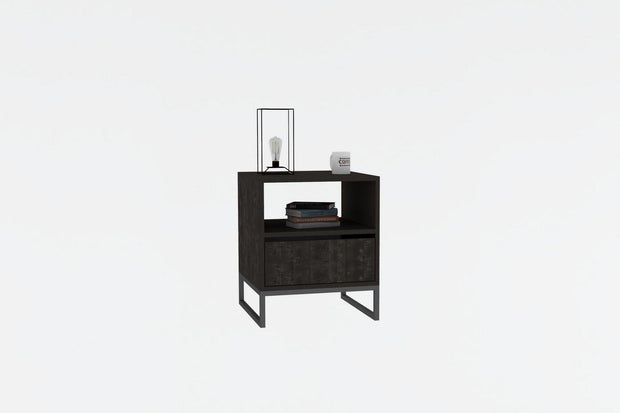 Asir Comodino con 1 cassetto Lindau Antracite